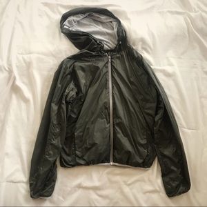 Forrest green windbreaker/rain jacket